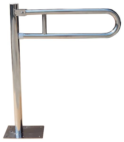 Uchwyt uchylny wolnostojący do WC 50 cm. INOX