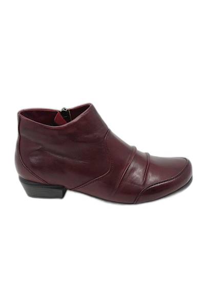 Botki PIAZZA  960045-41 bordowy