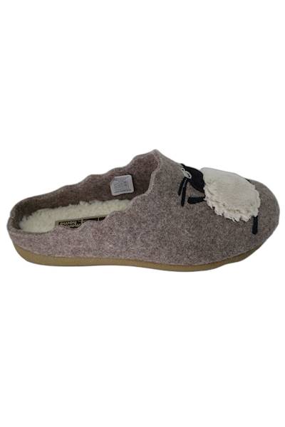 Kapcie MANITU 320088-08 beżowy