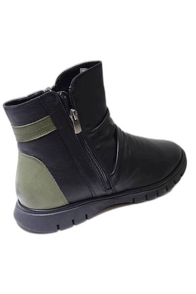 Botki MANITU 990164-07 czarny
