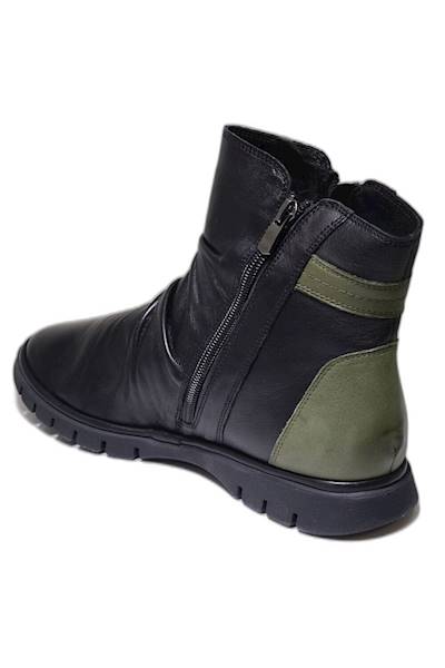 Botki MANITU 990164-07 czarny