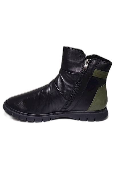 Botki MANITU 990164-07 czarny