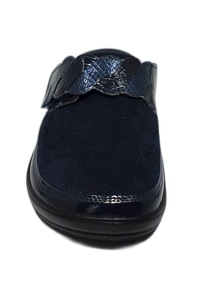 Klapki SCHOLL Maureen Braid Med granatowy