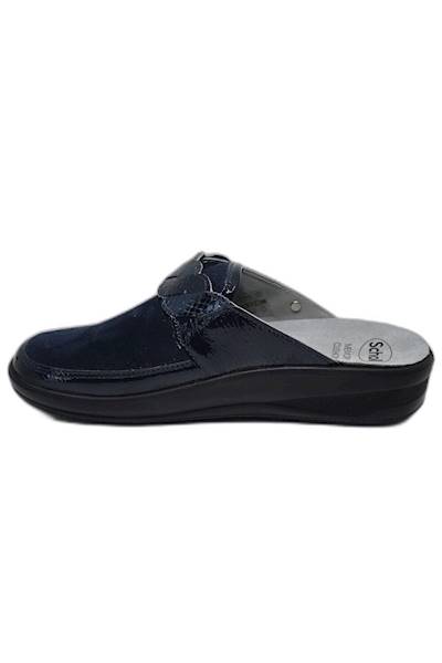 Klapki SCHOLL Maureen Braid Med granatowy