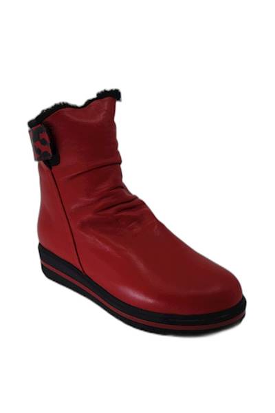 Botki MANITU 990332-04 czerwony