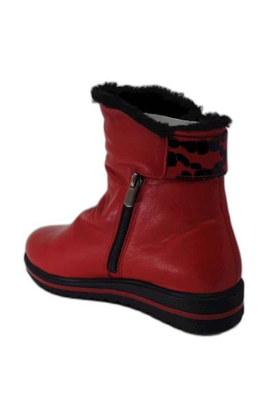 Botki MANITU 990332-04 czerwony