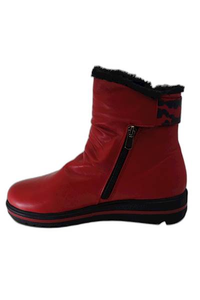 Botki MANITU 990332-04 czerwony