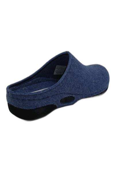 Kapcie BERKEMANN Lauren 01578-028 niebieski 