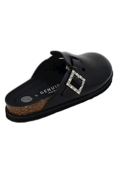 Klapki Genuins Claque vegan GE-G106153 czarny