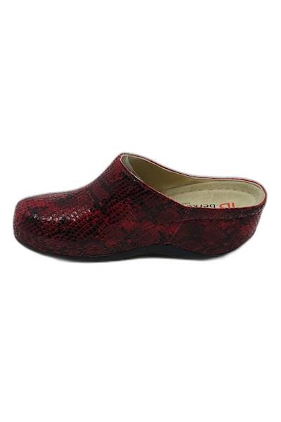Klapki BERKEMANN Jada 1753-211 czerwony