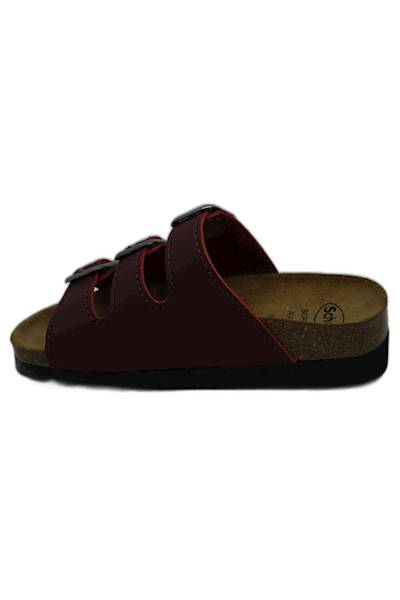 Klapki SCHOLL Rio Wedge bordowy