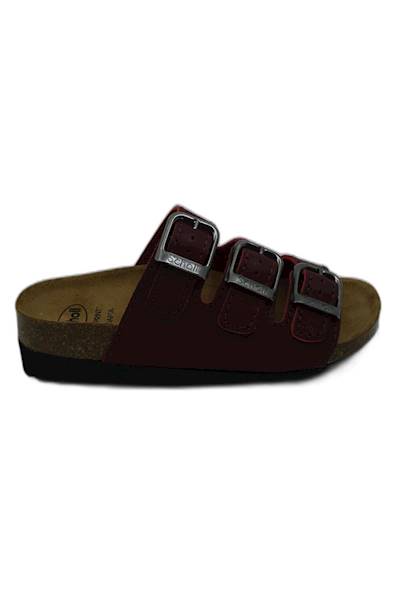 Klapki SCHOLL Rio Wedge bordowy
