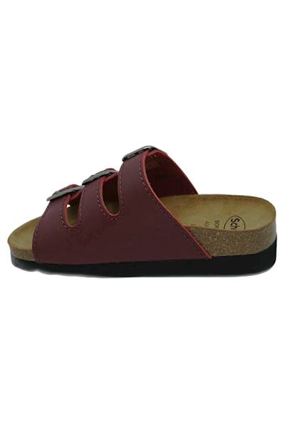 Klapki SCHOLL Rio Wedge bordowy