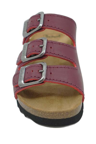 Klapki SCHOLL Rio Wedge bordowy