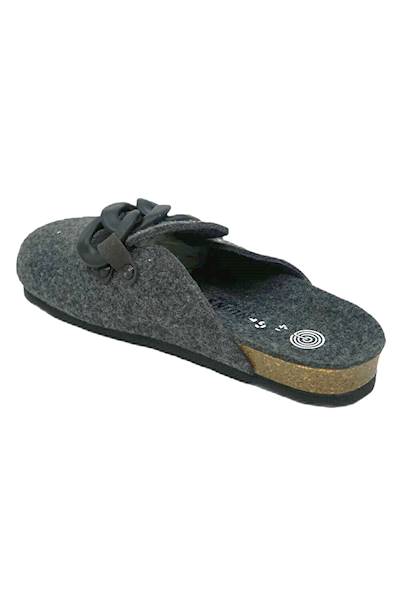 Kapcie GENUINS Lorein Fielt G104628 szary