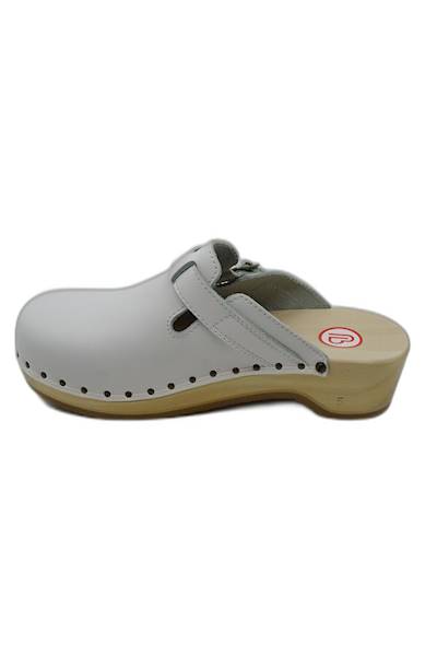Klapki BERKEMANN Riemen Teoffler 00402-100 biały