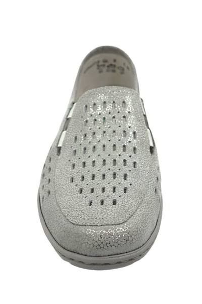 Półbuty WALDLAUFER Kya 607503 100070 srebrny