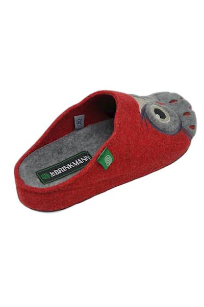 Kapcie BRINKMANN 320455 czerwony