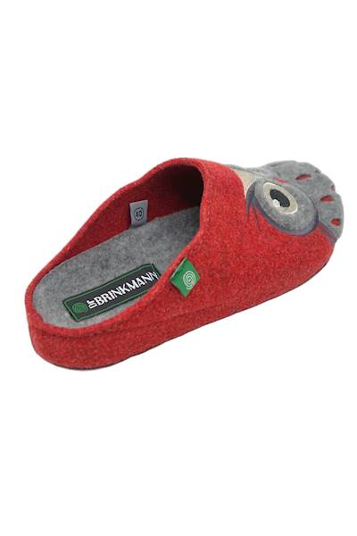 Kapcie BRINKMANN 320455 czerwony