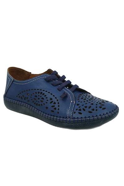 Półbuty MANITU 840133-05 niebieski