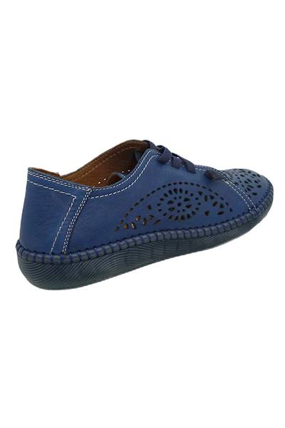 Półbuty MANITU 840133-05 niebieski