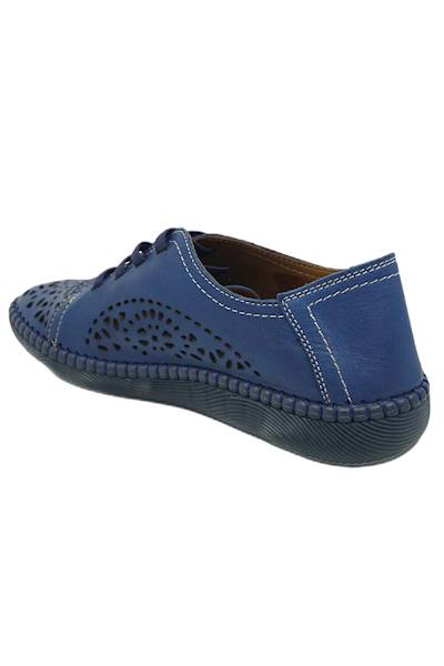 Półbuty MANITU 840133-05 niebieski