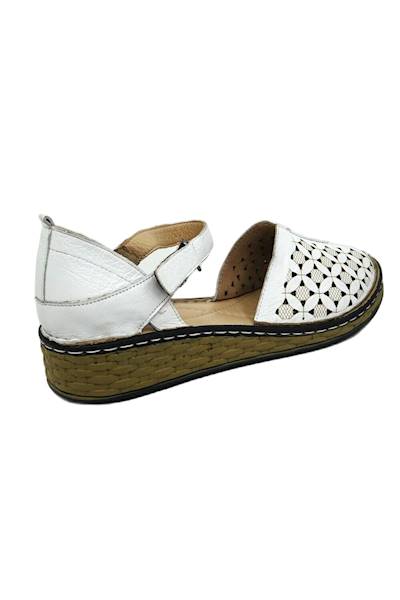 Sandały MANITU 910168-03 biały