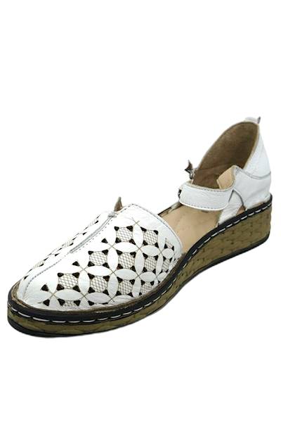 Sandały MANITU 910168-03 biały
