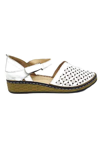 Sandały MANITU 910168-03 biały