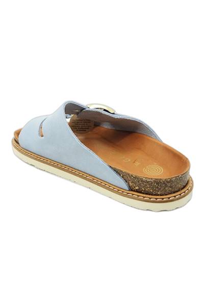 Klapki GENUINS Hawaii Velour G106252 niebieski