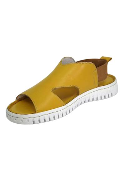 Sandały MANITU 910162-06 żółty