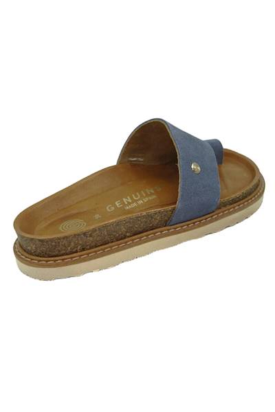 Klapki GENUINS Pansy G104851 niebieski