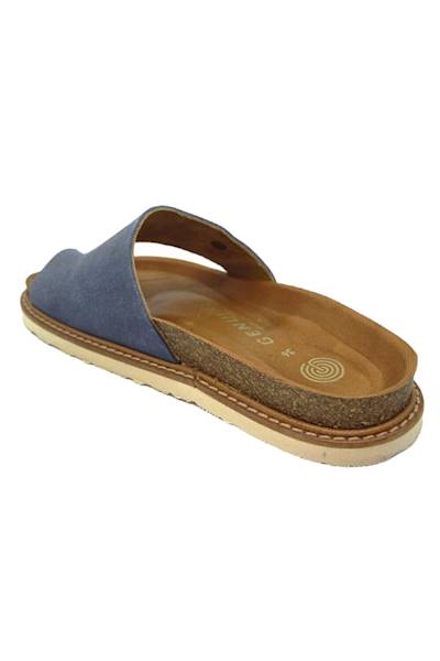 Klapki GENUINS Pansy G104851 niebieski