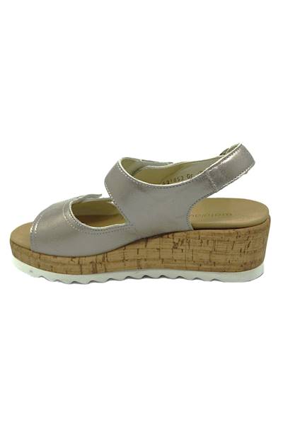 Sandały WALDLAUFER Wiebke 925001 203 349 beżowy