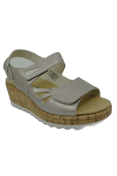 Sandały WALDLAUFER Wiebke 925001 203 349 beżowy