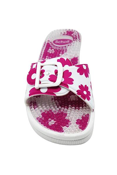 Klapki SCHOLL New Massage różowy kwiat