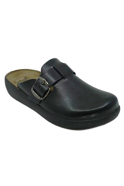 Klapki SCHOLL Nilla Buckle Med czarny