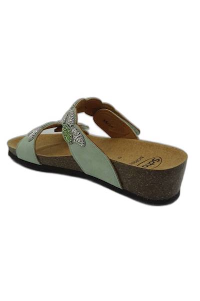 Klapki SCHOLL Abu Dhabi Med zielony