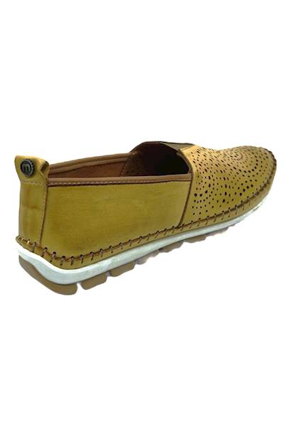 Półbuty MANITU 840155-06 żółty