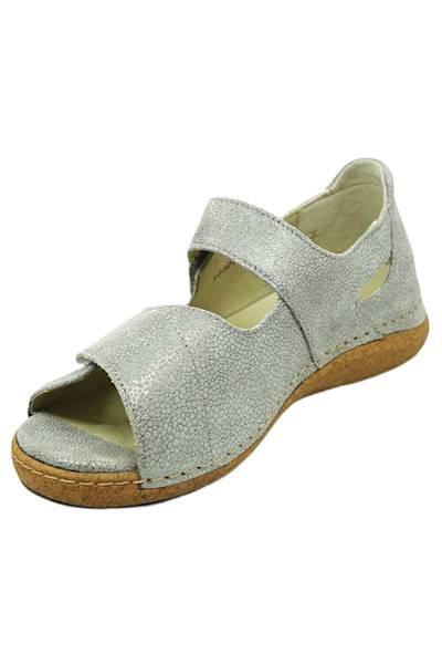Sandały WALDLAUFER Heliett 681801127070 srebrny
