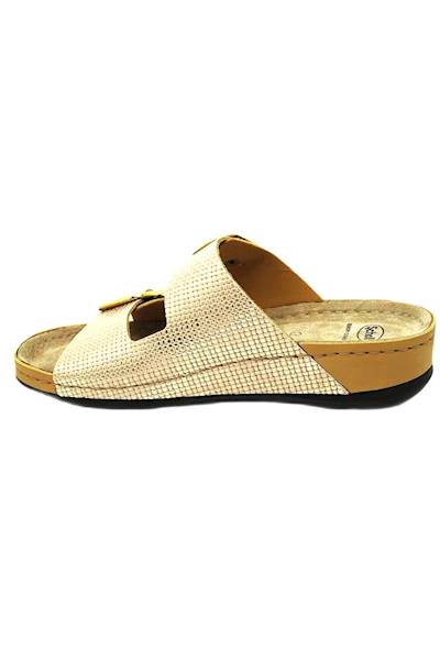 Klapki SCHOLL Aberdeen Med złoty/beżowy