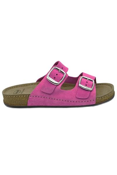 Klapki SCHOLL Bora 2 Buckles Med różowy