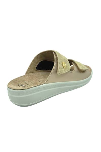 Klapki SCHOLL Antonina Elastic Med złoty