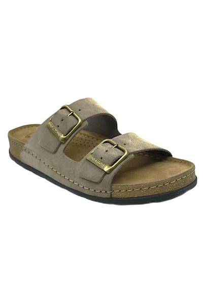 Klapki SCHOLL Bora 2 Buckles Man Med beżowy