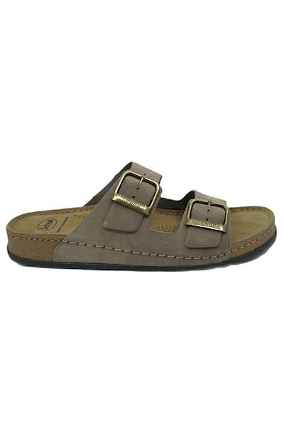 Klapki SCHOLL Bora 2 Buckles Man Med beżowy