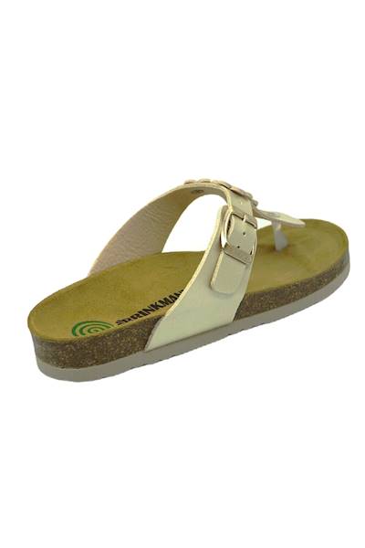 Klapki BRINKMANN 700886-08 perłowy beż