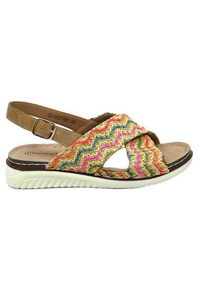 Sandały POTOCKI 26-90374MC multicolor