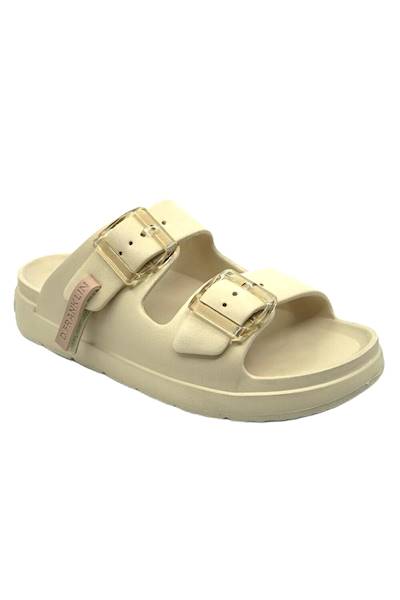 Klapki FRANKLIN Vibe foam2 bukles DFSH413003 beż