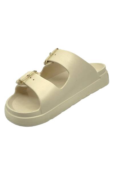 Klapki FRANKLIN Vibe foam2 bukles DFSH413003 beż