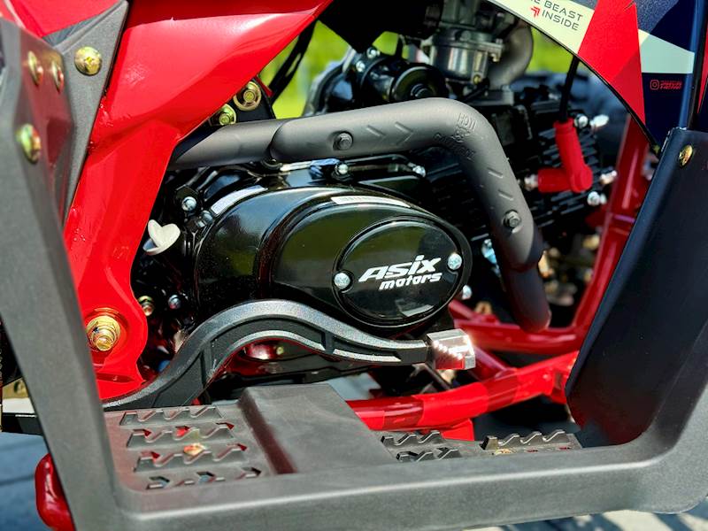 QUAD COMMANDER 8" 125CC • Kolor: Czarno/czerwony • Rodzaj skrzyni: Półautomat 3+1